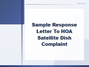 How to Respond to an Hoa Satellite Dish Complaint